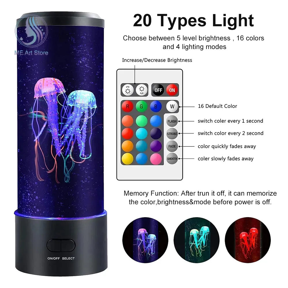 Jellyfish Lamp LED Nightlight